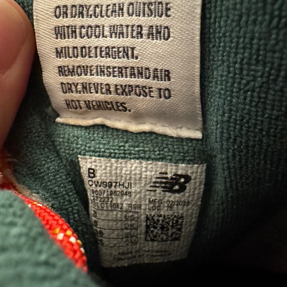 New Balance 997H Sneakers - Red, Orange, Green and Blue - Picture 11 of 11